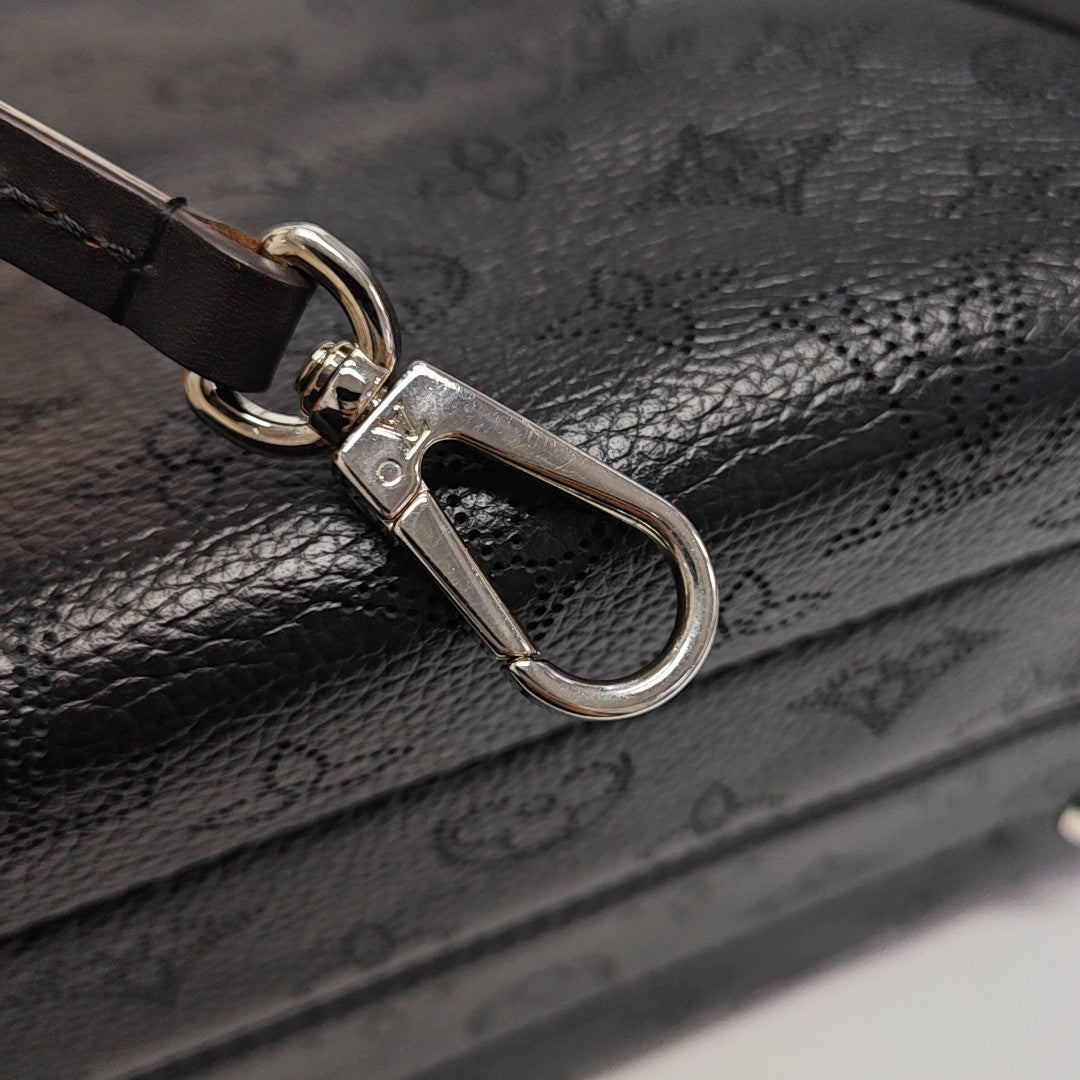 HINA PM Monogram Calfskin Black