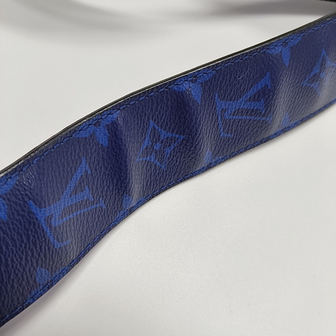 OUTDOOR PM Monogram Coated Canvas Blue