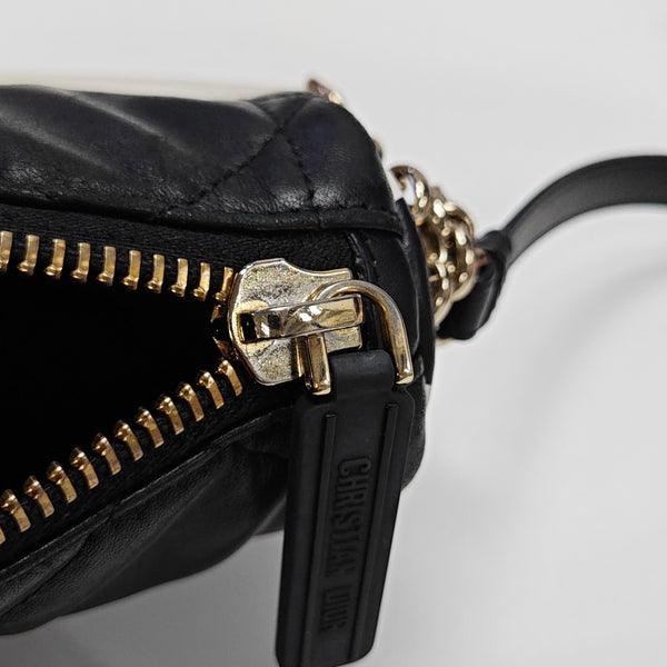 Dior Vibe Hobo Quilted Lambskin Black