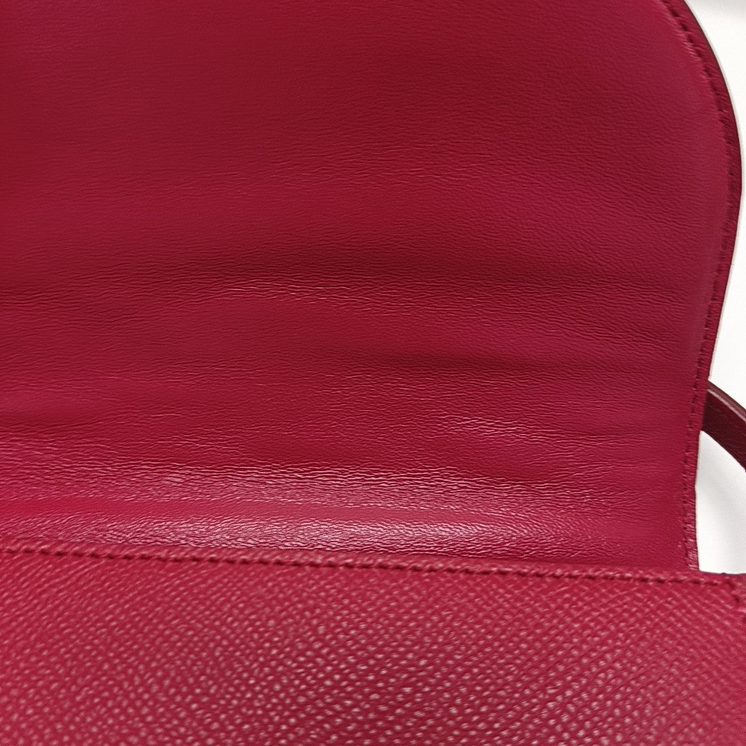 TROTTEUR Small Calfskin Red