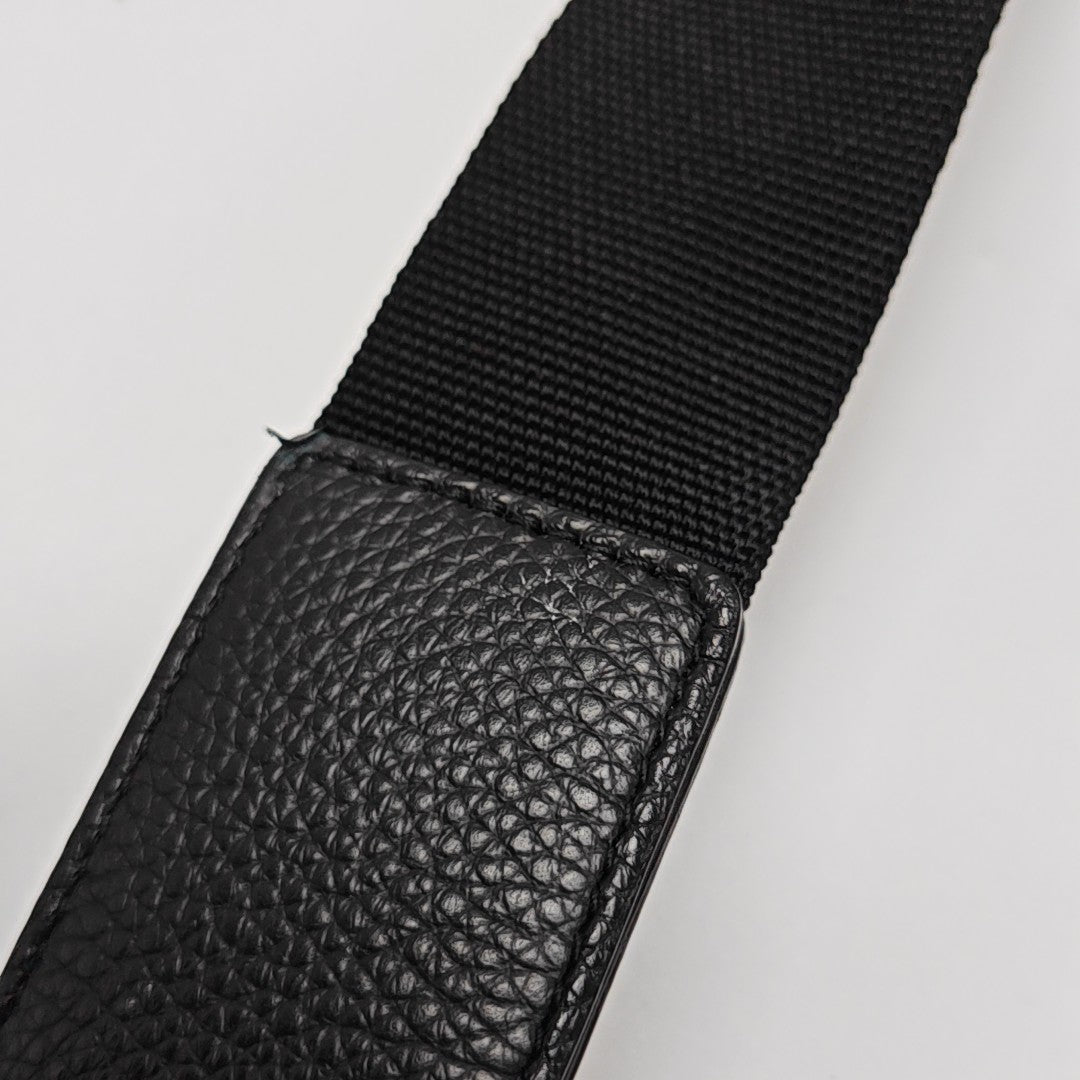 Hourglass Mini Calfskin Black