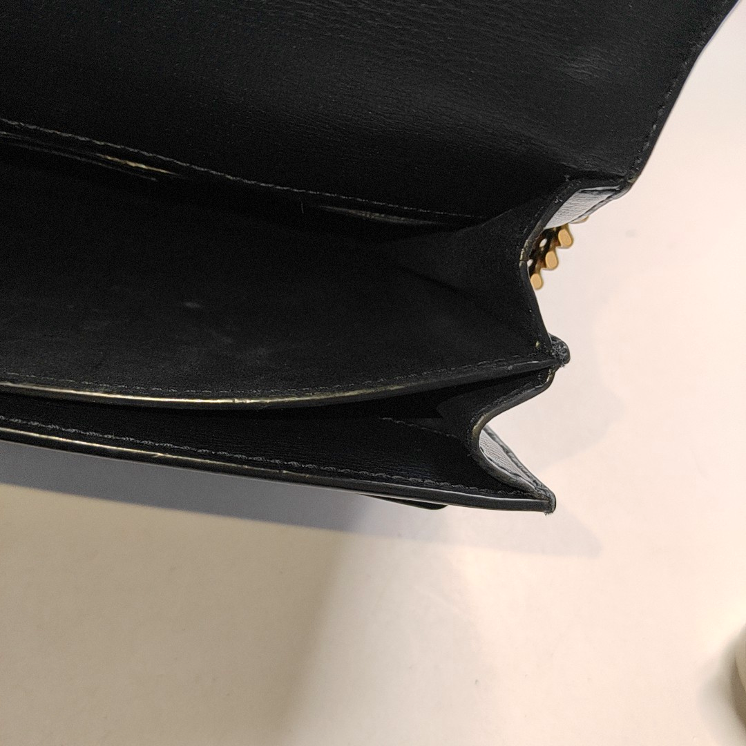 Authenticated pre-owned  SUNSET Medium Calfskin Blue - Crossbody Bag at Looply