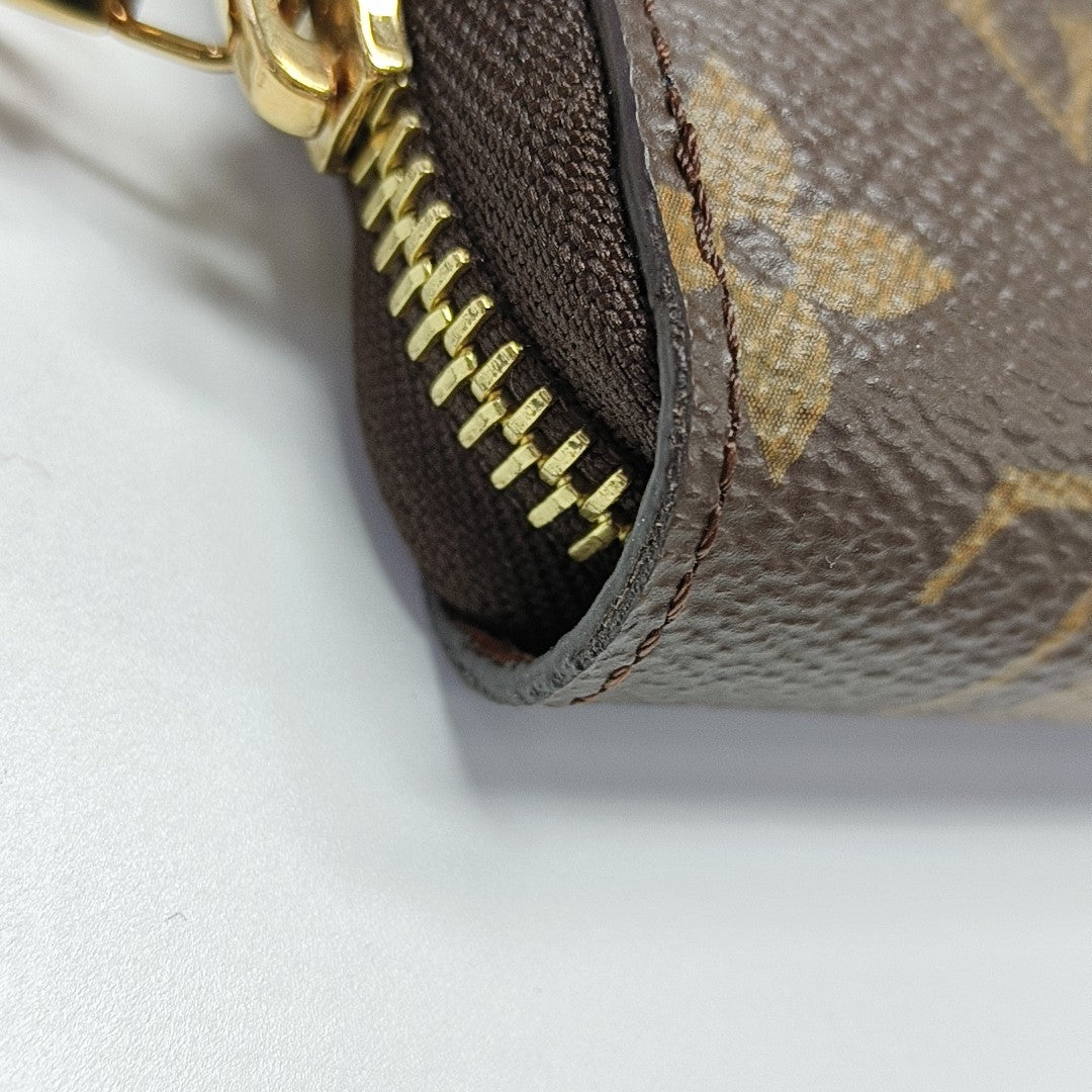 ZIPPY Monogram Coated Canvas Brown Wallet