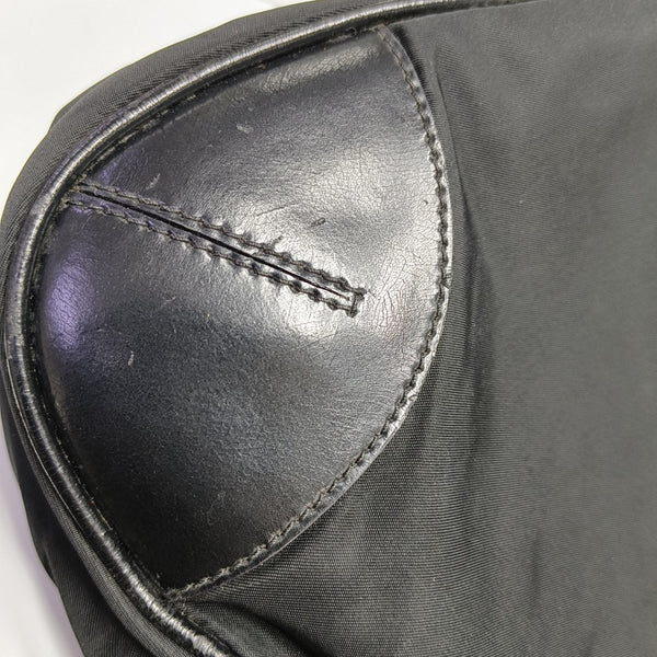 Nylon Shoulder Bag Black