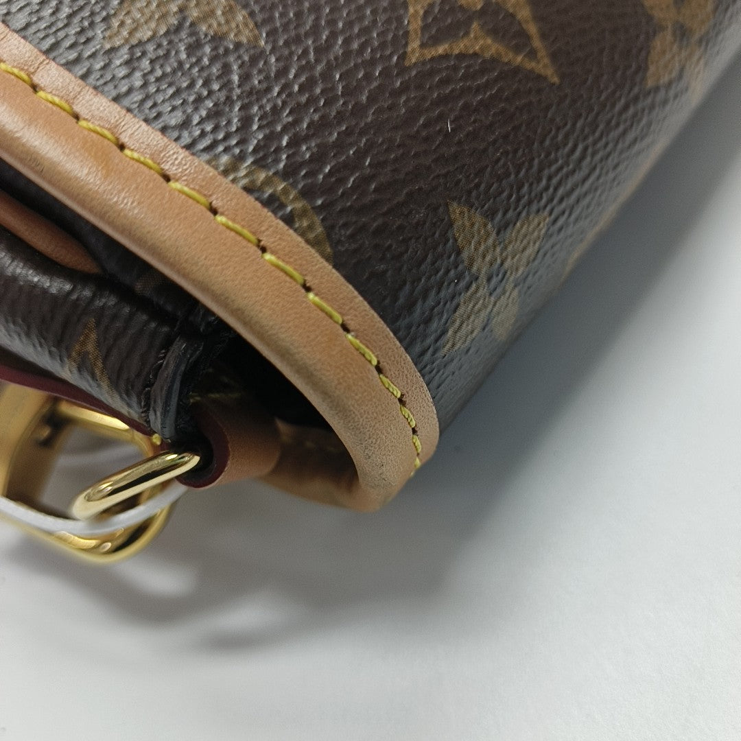 DIANE Monogram Coated Canvas Brown
