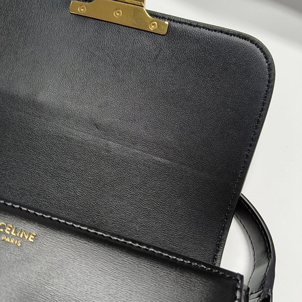 TRIOMPHE Teen Calfskin Black