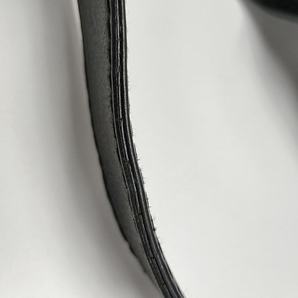 Calfskin Top Handle Bag Black