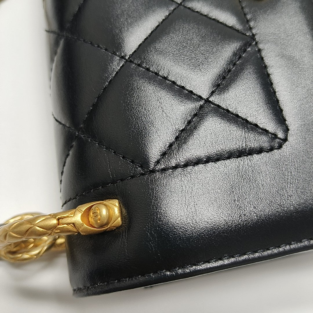 Quilted Calfskin Black
