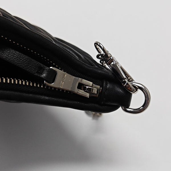 Matelassé Quilted Lambskin Black