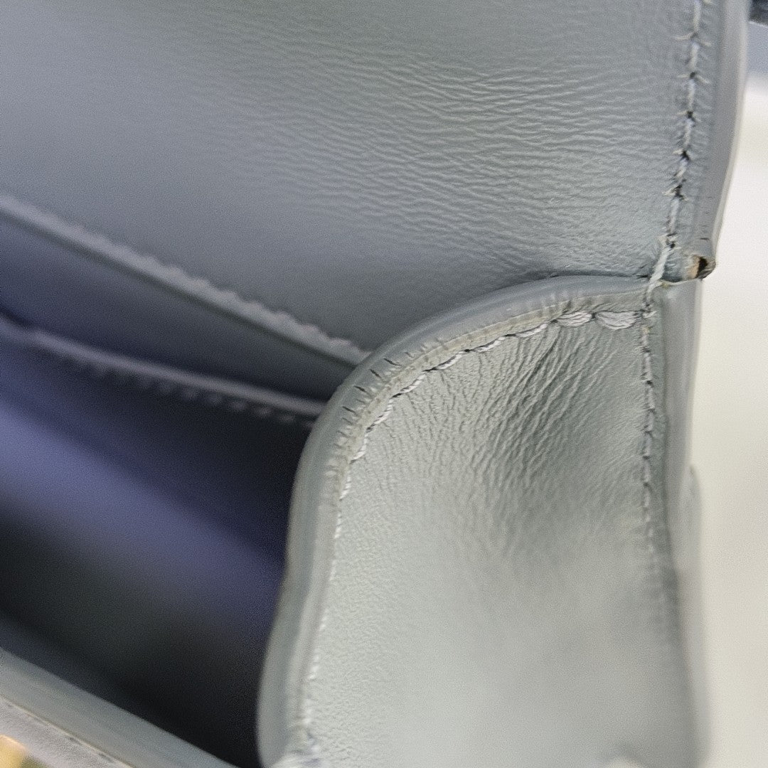 30 Montaigne Super Mini Calfskin Blue