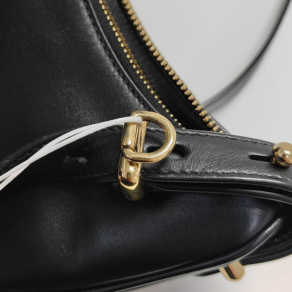 Calfskin Shoulder Bag Black