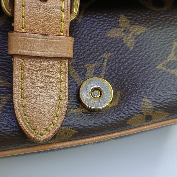 DIANE Monogram Coated Canvas Brown