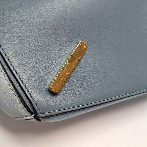 Authenticated pre-owned  Puzzle Medium Calfskin Blue - Shoulder Bag at Looply
