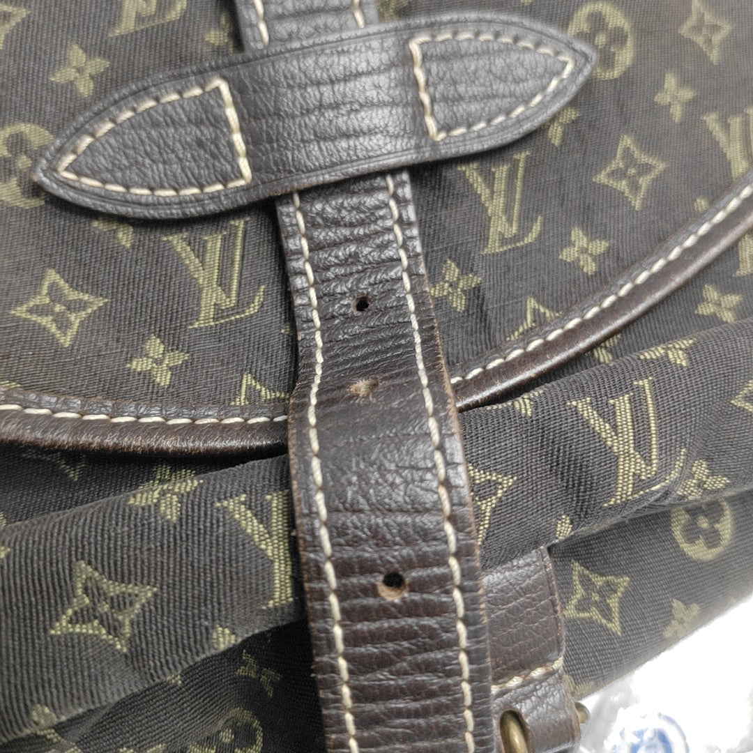 SAUMUR 28 Monogram Canvas Brown