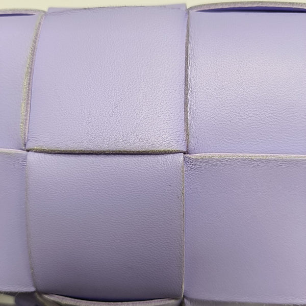 Authenticated pre-owned  Intrecciato Small Lambskin Purple - Top Handle Bag at Looply