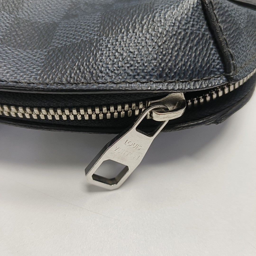 PORTE-DOCUMENTS Damier Coated Canvas Blue
