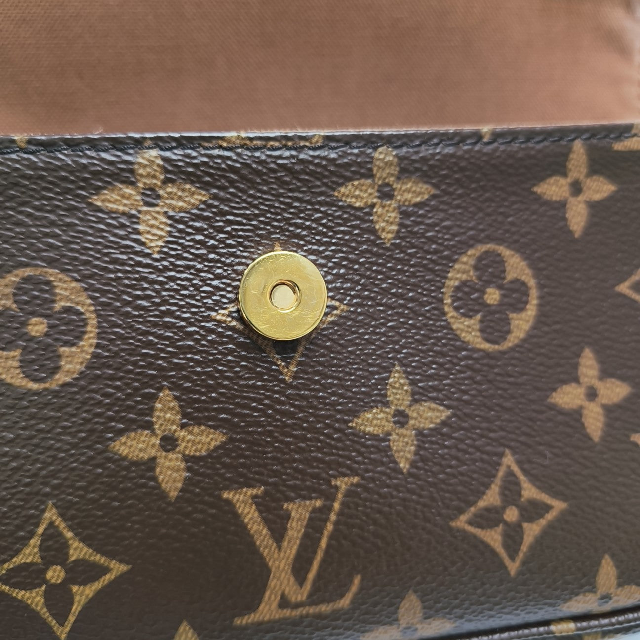 IVY Monogram Coated Canvas Brown