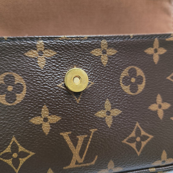 IVY Monogram Coated Canvas Brown