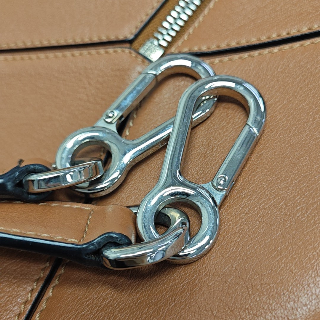 Puzzle Small Calfskin Brown