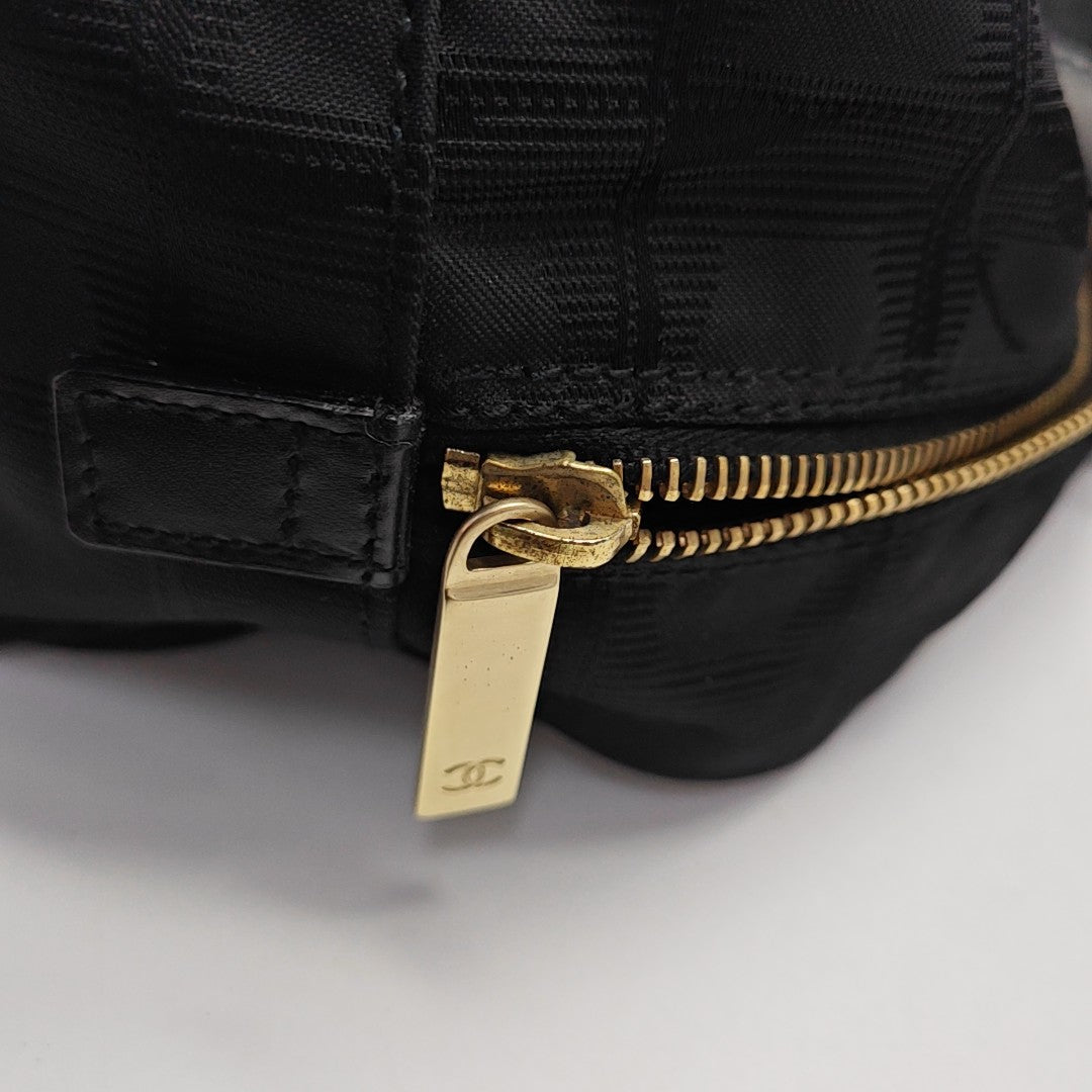 TRAVEL LINE Medium Canvas Black