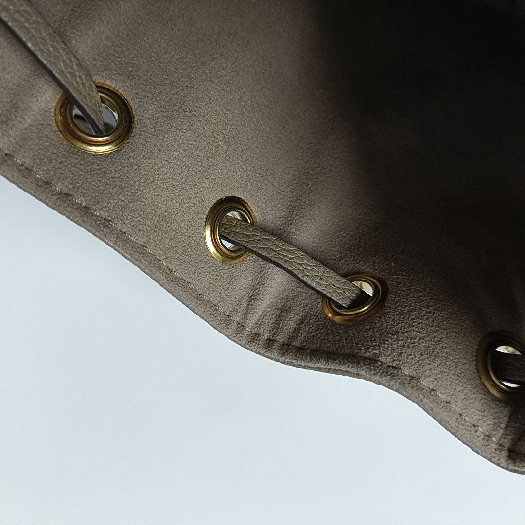 NOÉ Nano Monogram Calfskin Gray