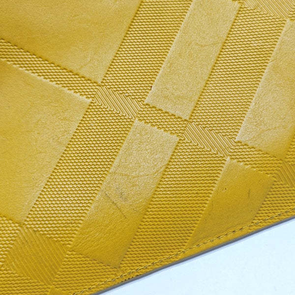 Calfskin Clutch Yellow