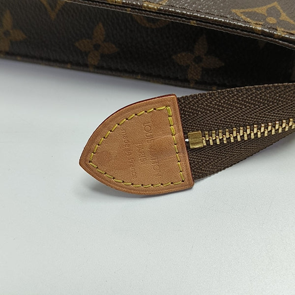 TOILET POCKET 26 Monogram Coated Canvas Brown