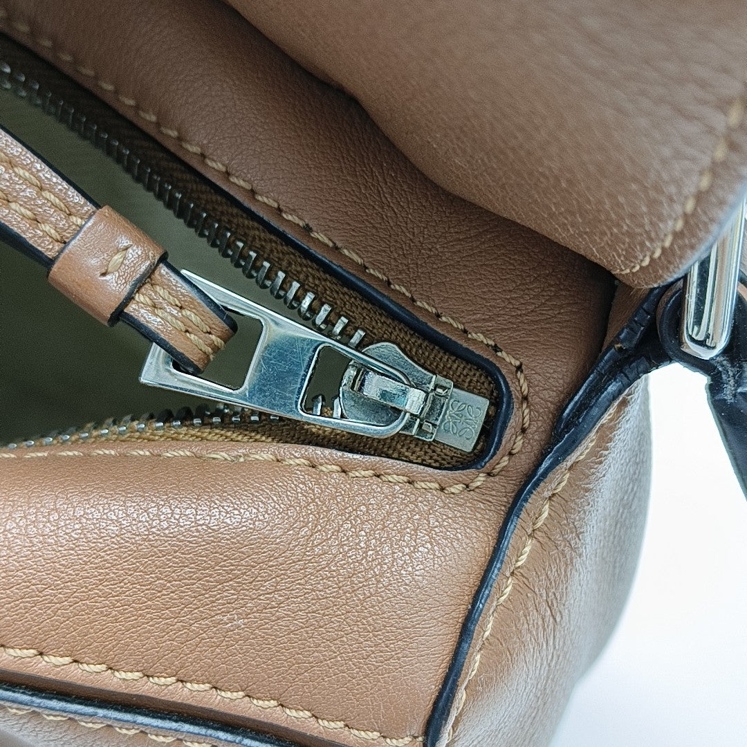Puzzle Mini Calfskin Brown
