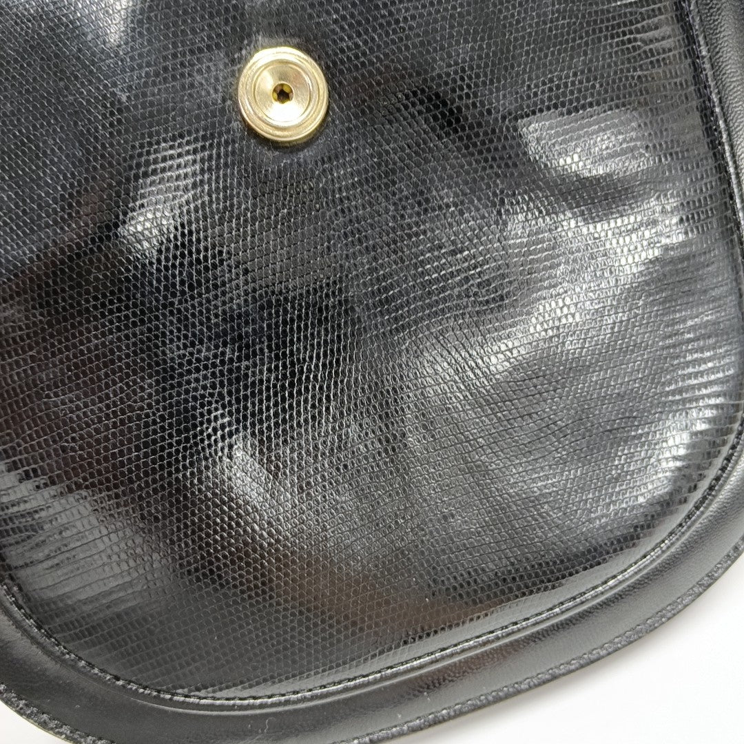 Lambskin Shoulder Bag Black