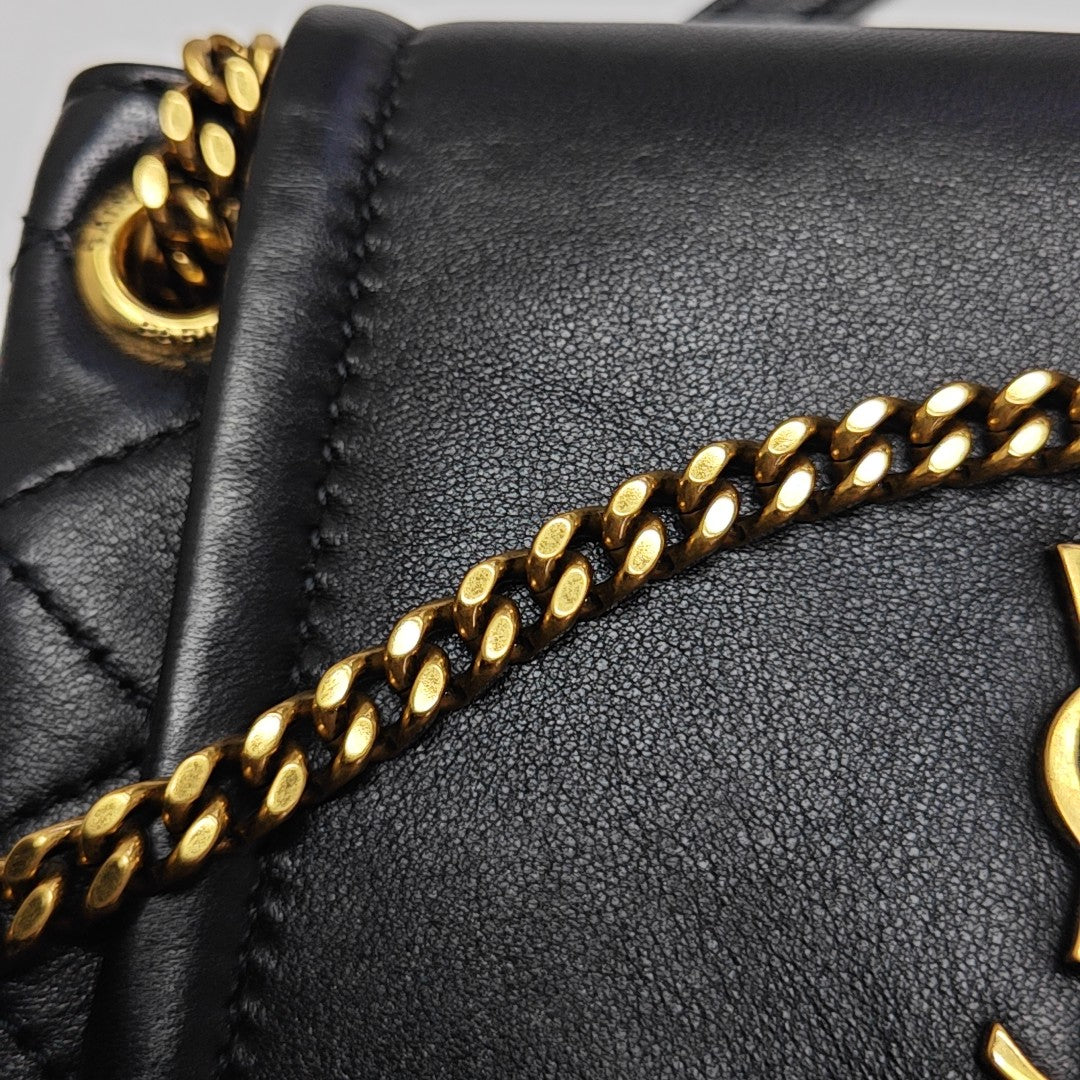 NOLITA Mini Quilted Lambskin Black