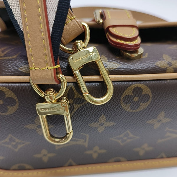 DIANE Monogram Coated Canvas Brown