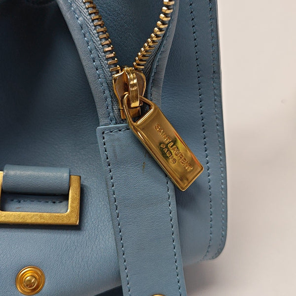 CHYC Y LIGNE Small Calfskin Blue