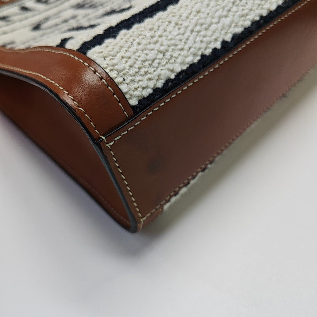 CABAS CELINE Small Fabric White