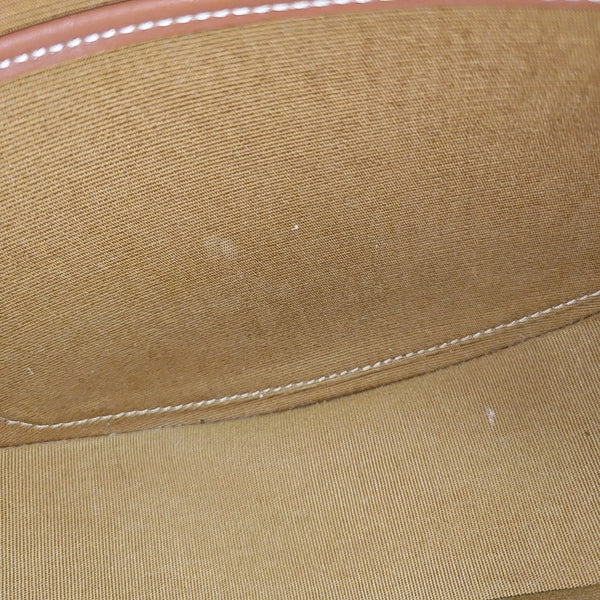 Authenticated pre-owned  AVA Coated Canvas Brown - Top Handle Bag at Looply