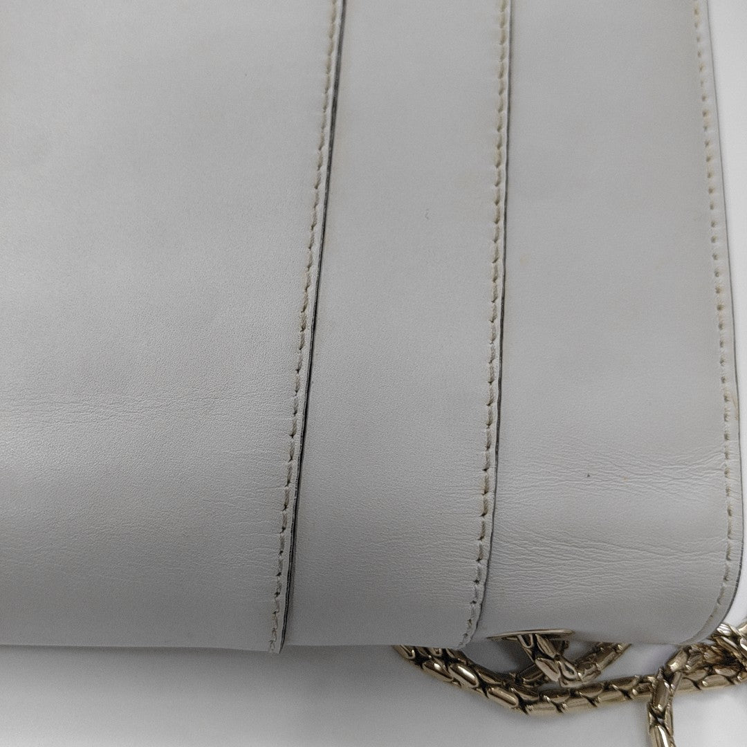SERPENTI FOREVER Medium Calfskin White