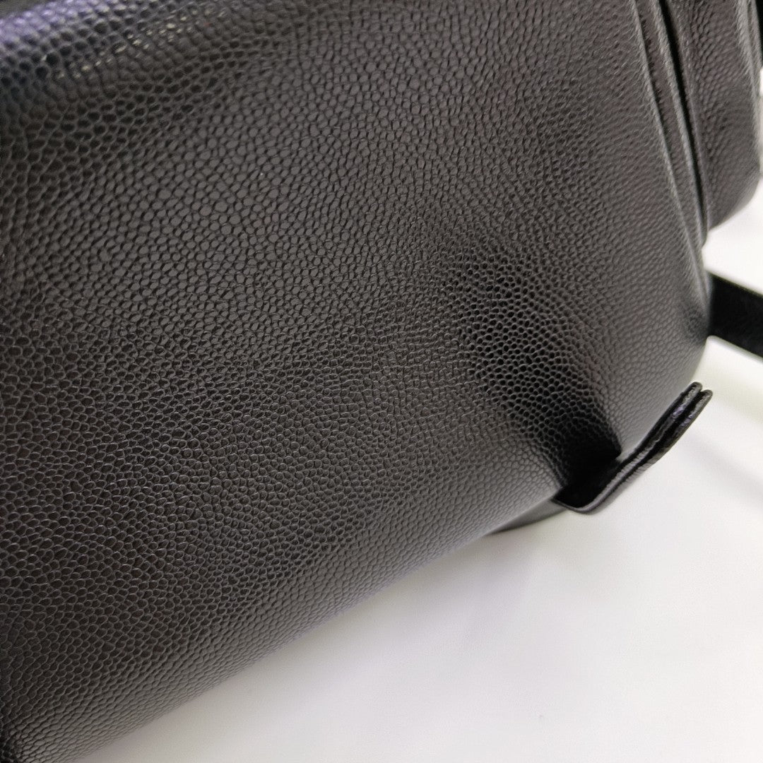 DUMA Quilted Grained Calfskin Black