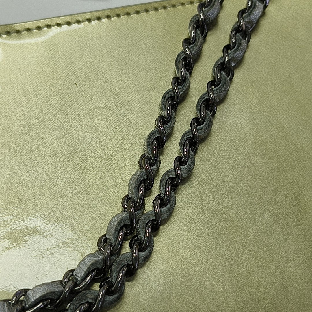 Calfskin Shoulder Bag Silver