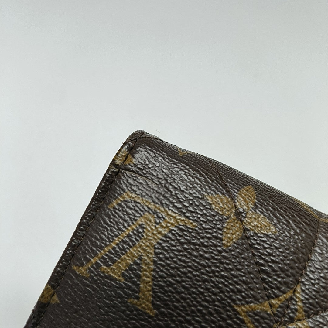 ETOILE Monogram Coated Canvas Brown Wallet