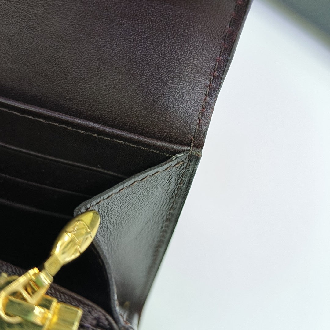 PORTE MONNAIE Patent Leather Red