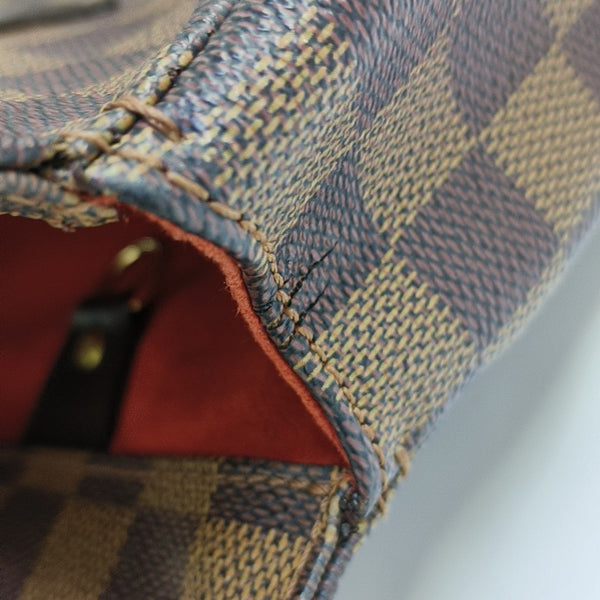 PARIOLI PM Damier Ebene Coated Canvas Brown
