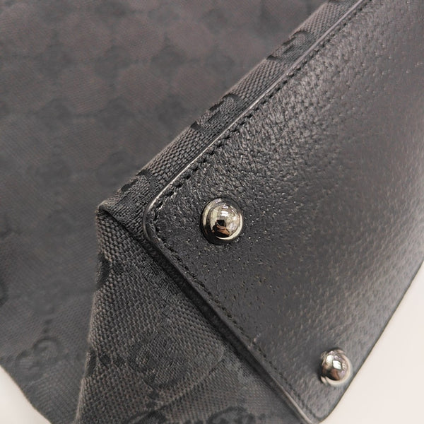 Full Moon Monogram Coated Canvas Black