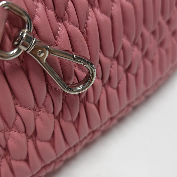 Crystal Quilted Lambskin Red