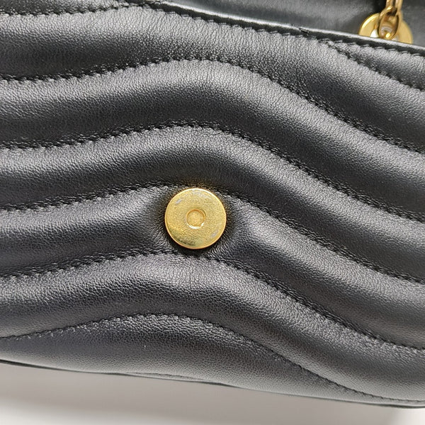 NEW WAVE PM Quilted Calfskin Black