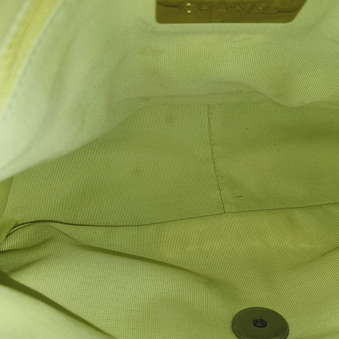 CHANEL 19 Small Quilted Lambskin Yellow