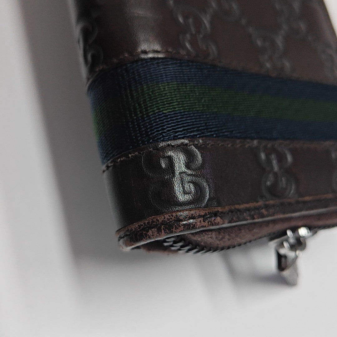Monogram Calfskin Wallet Brown
