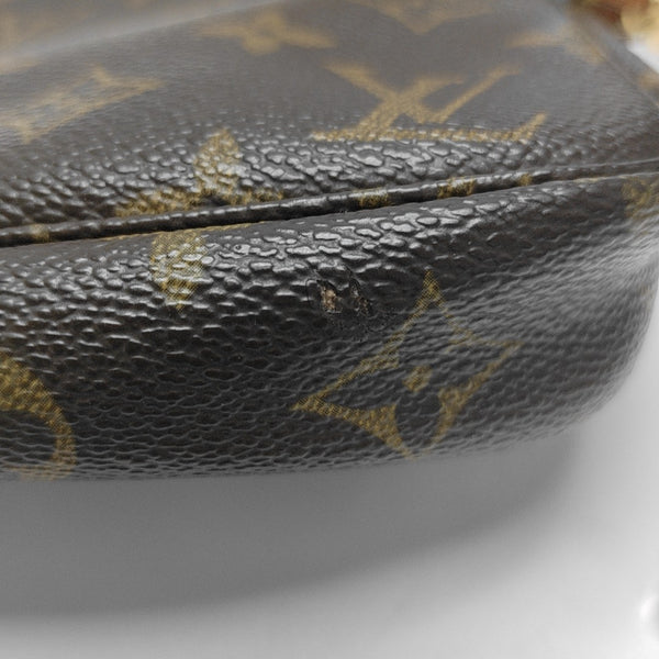 ACCESSOIRES Monogram Coated Canvas Brown