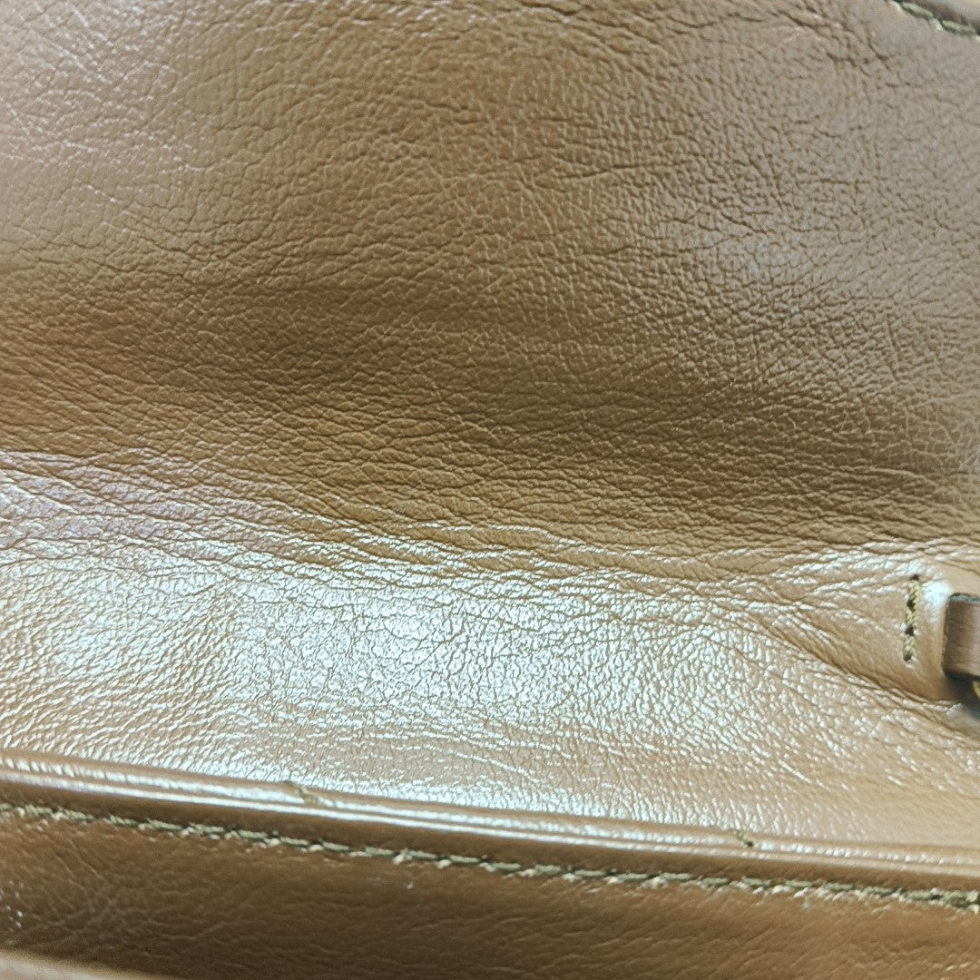 GG Marmont Mini Quilted Calfskin Brown