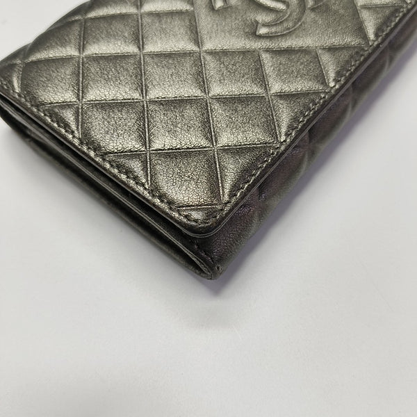 Quilted Lambskin Shoulder Bag Green