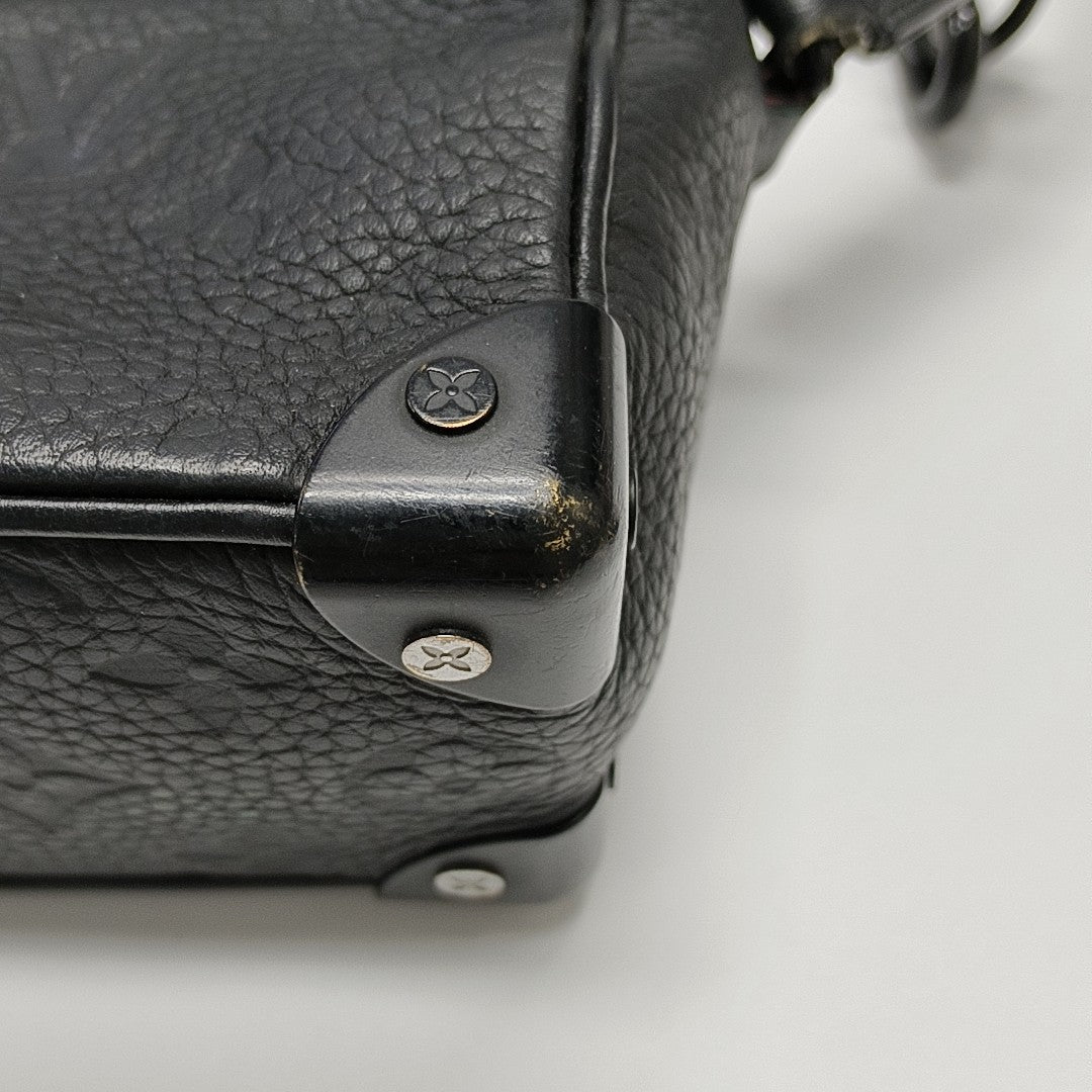 SOFT TRUNK Mini Monogram Calfskin Black
