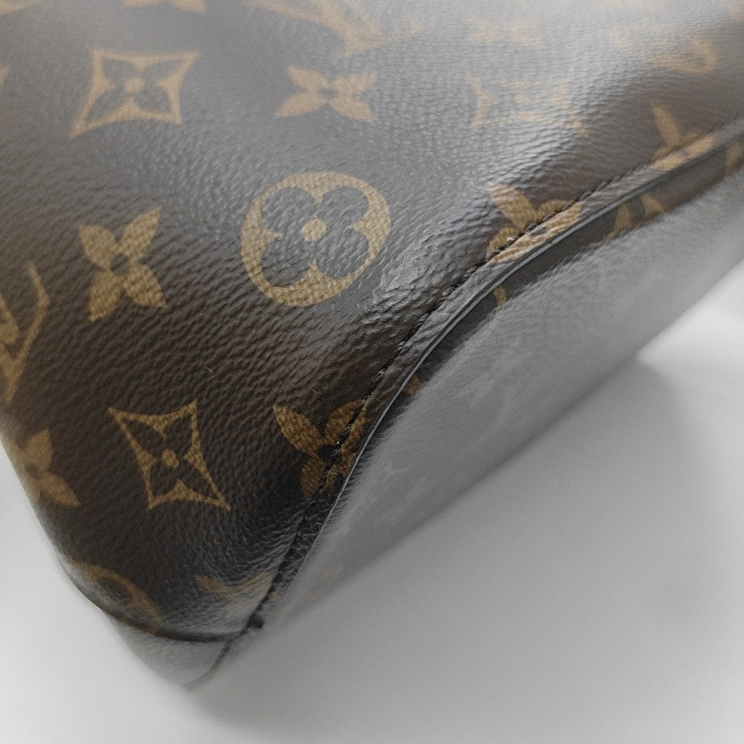NÉONOÉ MM Monogram Coated Canvas Brown